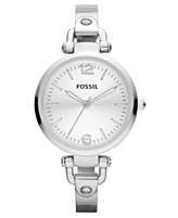 Fossil Watch, Womens Georgia Stainless Steel Bracelet 32mm ES3083