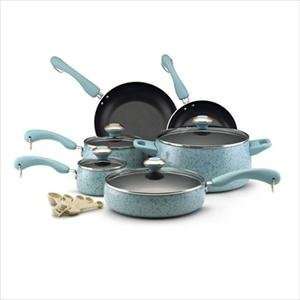   Porcelain 15Pc Cookware Set (Robins Egg Blue)