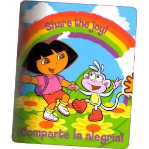    Dora the Explorer Micro Raschel Throw ~ Alegria