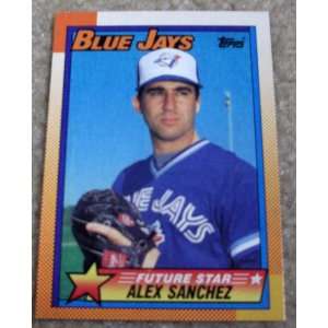  1990 Topps Alex Sanchez # 563 MLB Baseball Future Star 