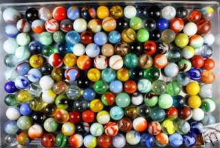 LOT sm VINTAGE ESTATE MARBLES most agates   all photographed   FREE 