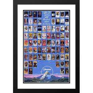  Paramount 75th Anniversary 32x45 Framed and Double Matted 