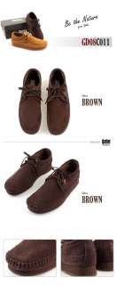 Mens Driving Moccasins Brown Shoes Soft Leather GD011  