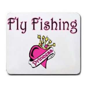  Fly Fishing Princess Mousepad