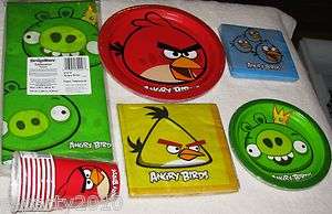 ANGRY BIRDS Party Supplies ~ Combined Shipping DISCOUNT You Pick What 