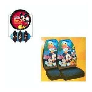   and Steering Wheel Covver   Disney Mickey Mouse Donald Duck and Goofy