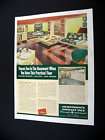 Armstrong Asphalt Tile Basement Rec Room 1945 print Ad