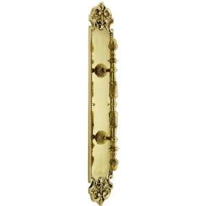  French Baroque Door Pull in Polished Brass.