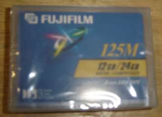 Fujifilm   125M   12GB / 24GB   DAT   4mm Data Tape  