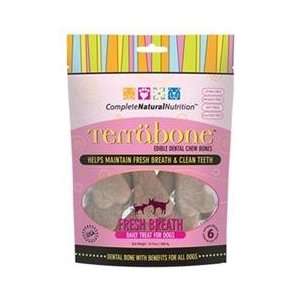   Terrabone Edible Dental Chew Bone  Regular 5.5 6 PACK