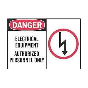    Danger Sign,7 X 10in,r And Bk/wht,eng   BRADY 