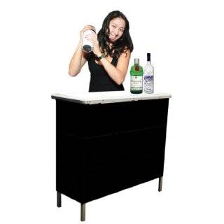 GoBar Portable High Top Party Bar, Includes 3 Front Skirts and 