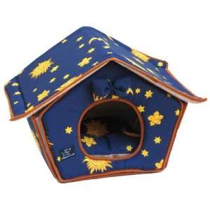  Best Pet Dog House Bed Moons and Stars Pattern Size 18 in 