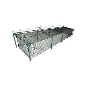 Atec Free Standing Batting Cage Frame (70L X 17.5W X 12H)  
