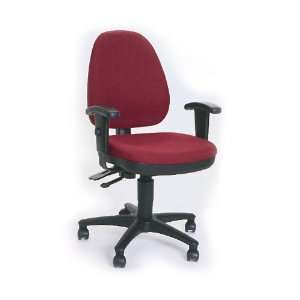  Ergonomic Task Chair w/Arms Blue Fabric