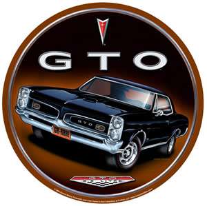 PONTIAC GTO Muscle Car Garage Shop Game Room Tin Sign  