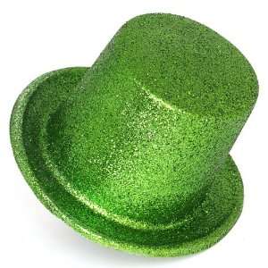  Green Glitter Top Hat 