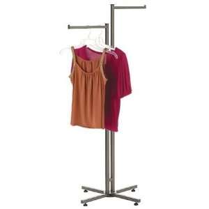  Raw Steel 2 Way Boutique Rack With Straight Arms