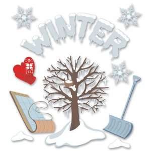  Jolees Boutique Dimensional Stickers Winter