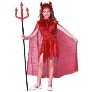  Kids Glamour Devil Costume (SizeLarge 12 14) Toys 