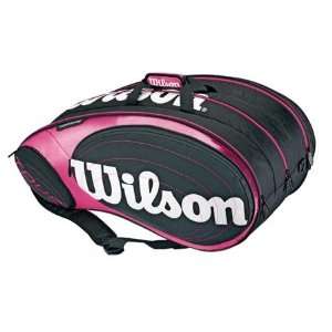  Wilson Tour Pink 15 Pack Bag Wilson Tennis Bags Sports 