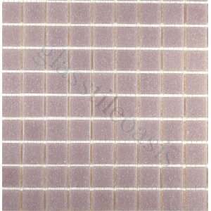  Heather 3/4 x 3/4 Purple Pastel Blends Matte Glass Tile 