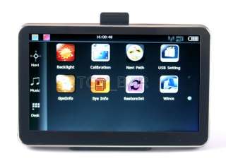 HD Car GPS Navigation 4GB /4 FM CE6.0 +Map GPS Receiver  