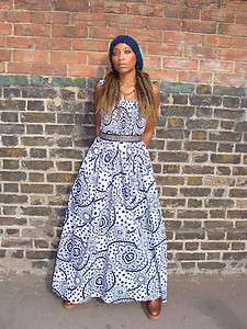 AFRICAN PRINT MAXI DRESS by DORIS & DORIS  