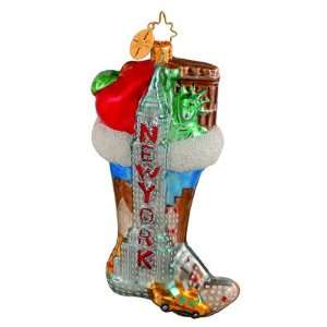  Christopher Radko City Sock Ornament