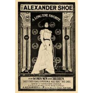  1900 Ad A Alexander Dept. Shoes Footwear Vintage Dress 