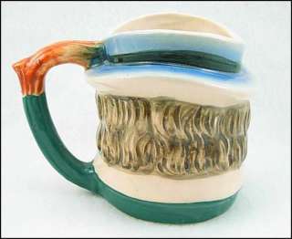 Vintage MADE In JAPAN Spaghetti TOBY JUG Figural HEAD Mug CUP 