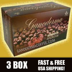Ganoderma 4 in1 Healthy Gano Coffee w/ creamer   3 box (60 ct)   Free 