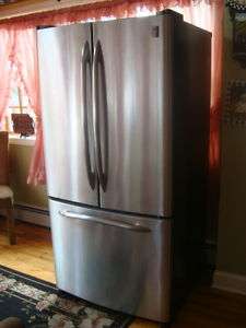 GE PROFILE STAINLESS STEEL FRENCH DOOR REFRIGERATOR  