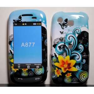 com BLUE WAVE BUTTERFLY SNAP ON HARD SKIN SHELL PROTECTOR COVER CASE 