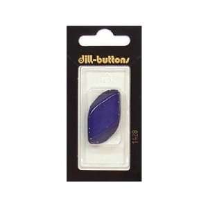  Dill Buttons 30mm Shank Blue 1 pc (6 Pack)