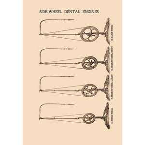    Vintage Art Side Wheel Dental Engines   07002 1