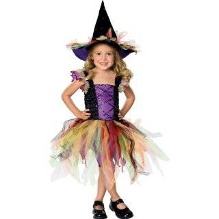   Costume, Medium Elegant Witch Costume (Girls Childrens Costume