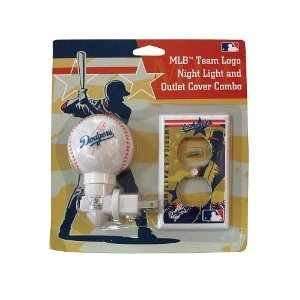   Angeles Dodgers Night Light and Outlet Cover Set