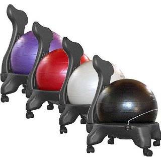 Isokinetics Inc. Balance Ball Chair   with Choice of 52cm Ball and a 