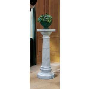   Decorative Fireplace Solid Marble Column Pedestal