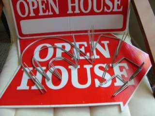 Real Estate Open House Sign Holders  No Stakes Needed  