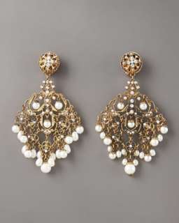Gold Chandelier Earrings  