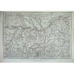  1877 War Map Bulgaria Danube Rahova Turtukai Atlas