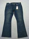 LEVIS TOO SUPERLOW SKINNY FLARE 524 JEANS SIZE 17 17M MEDIUM