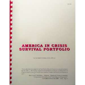  America in Crisis Survival Portfolio (9780934120234 
