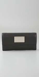 Marc by Marc Jacobs Classic Q Long Tri Fold Wallet  