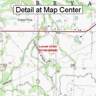   Map   Locust Grove, Oklahoma (Folded/Waterproof)