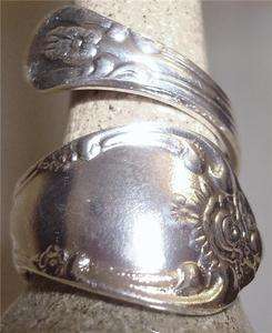 Oneida Silver Smith Vanessa Silver Plated SPOON RING  