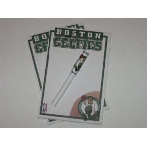 BOSTON CELTICS (2) Team PADS & Logo PEN SET  Sports 