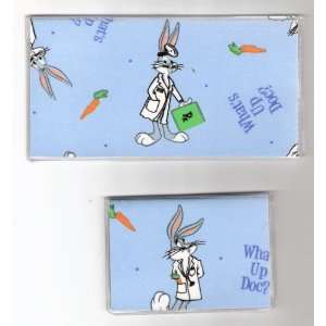    Checkbook Cover Debit Set Bugs Bunny Whats Up Doc 